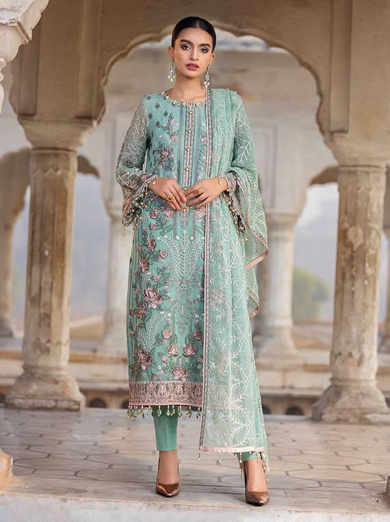 Flossie Festive Embroidered Unstitched Collection'26 (FE-202)