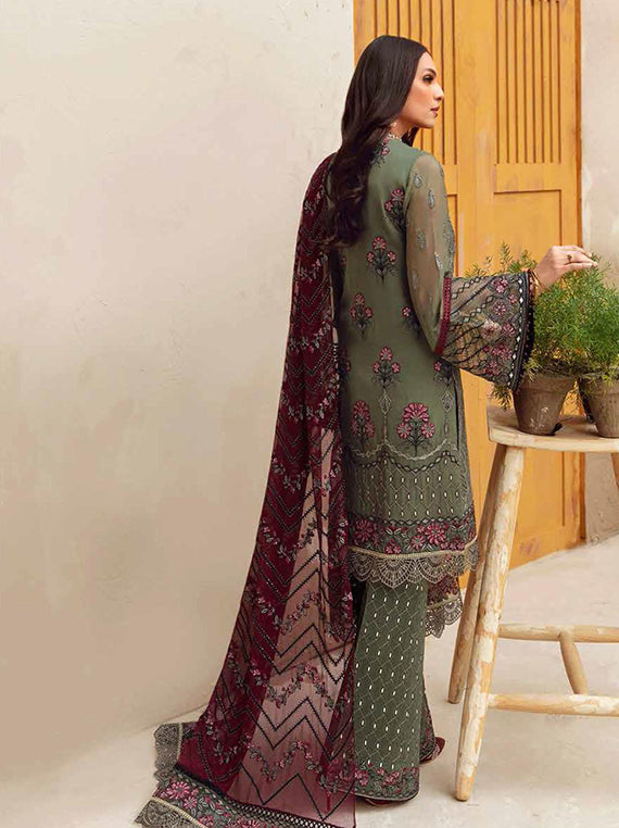 Flossie Festive Embroidered Unstitched Collection'26 (02-JUNIPER)