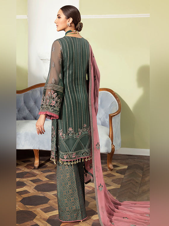 Flossie Festive Embroidered Unstitched Collection'26 (S-903)