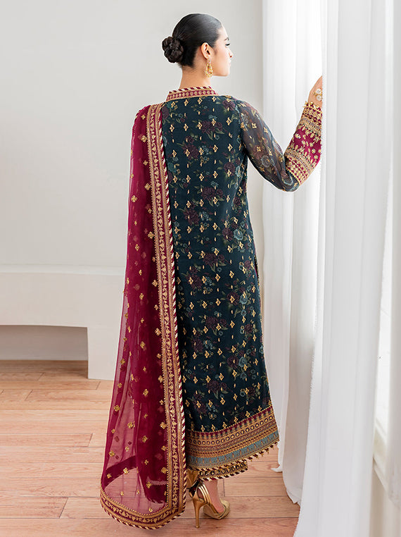 Baroque Festive Embroidered Unstitched Collection'26 (SF-689)