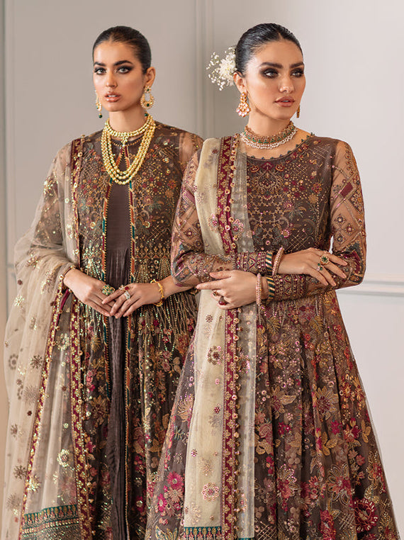 Baroque Embroidered Chiffon Multi Collection 2026 (BQU-CH09-02)