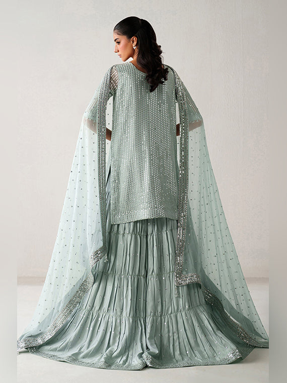 Baroque Festive Embroidered Unstitched Collection'26 (UF-4389)