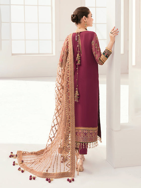 Baroque Embroidered Chiffon Multi Collection 2026 (BQU-CH11-02)