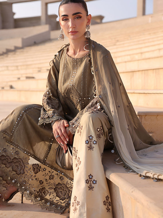 BLOSSOM by Umar Poshak Premium Lawn Collection 2026 ( Maria B-2A)