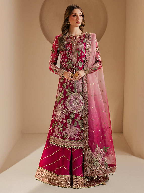 Baroque Festive Embroidered Unstitched Collection'26 (WF'25-03)