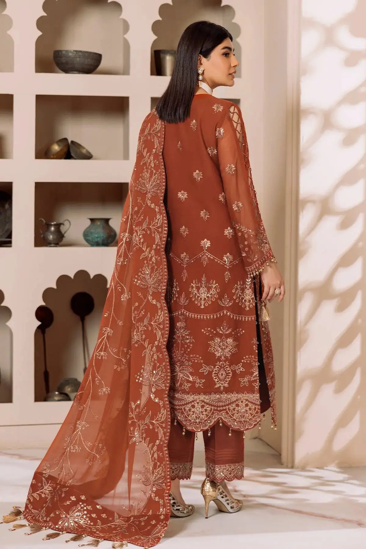 Alizeh Exclusive Luxury Formals 2026 (AF-DUA-3003-Lyra Rust)