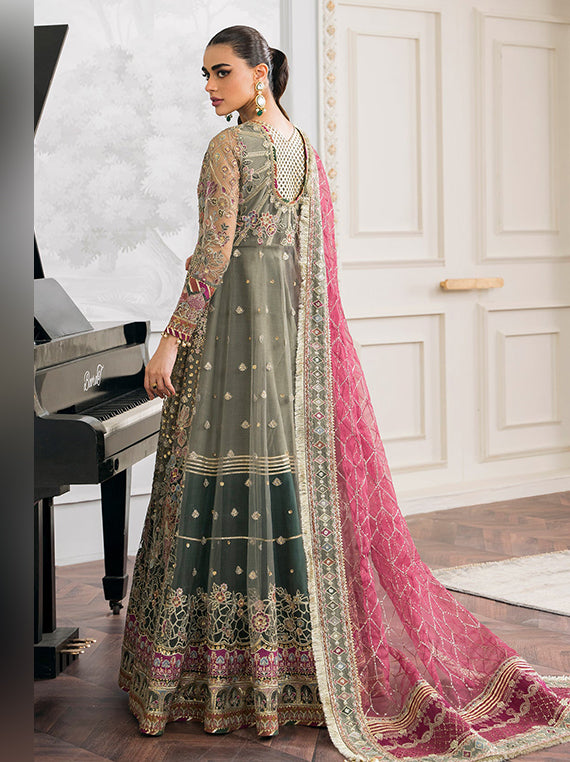 Baroque Festive Embroidered Unstitched Collection'26 (CH12-02)