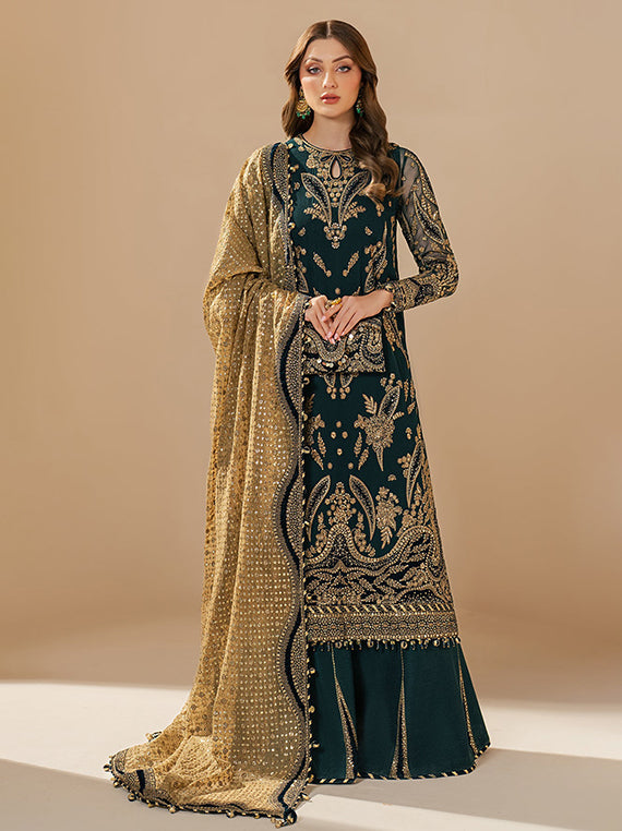 Baroque Festive Embroidered Unstitched Collection'26 (WF'25-06)