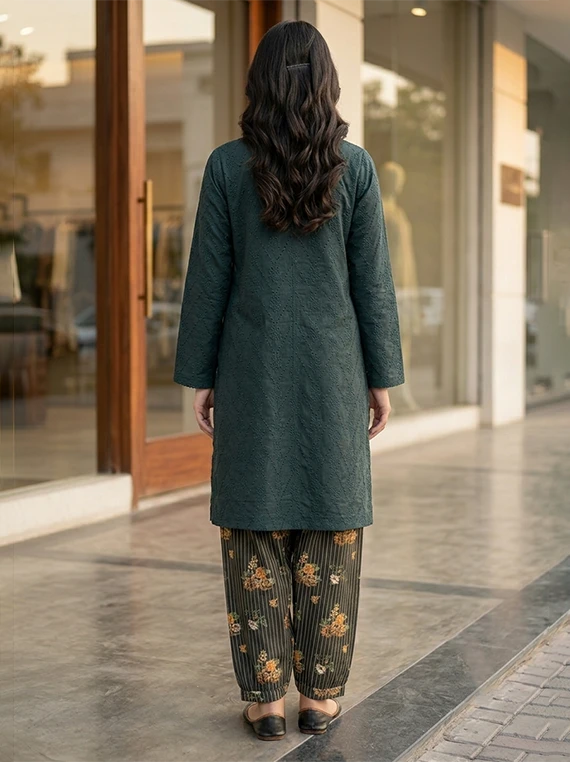 2pc Chikankari Lawn Edit 2026 Vol-FA51 (D-01)