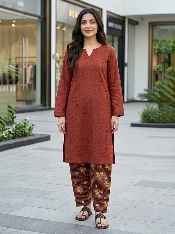 2pc Chikankari Lawn Edit 2026 Vol-FA51 (D-06)