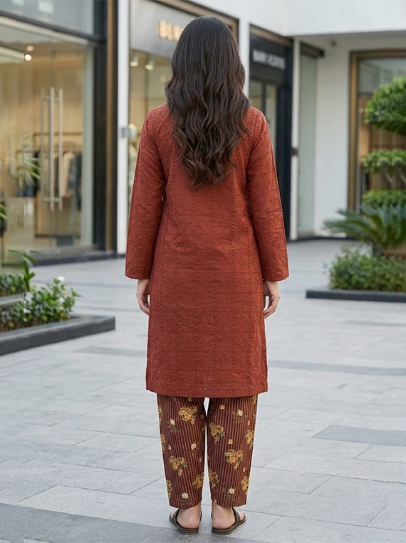 2pc Chikankari Lawn Edit 2026 Vol-FA51 (D-06)