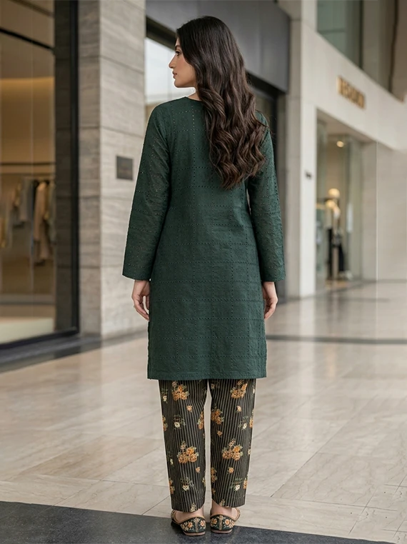2pc Chikankari Lawn Edit 2026 Vol-FA51 (D-09)