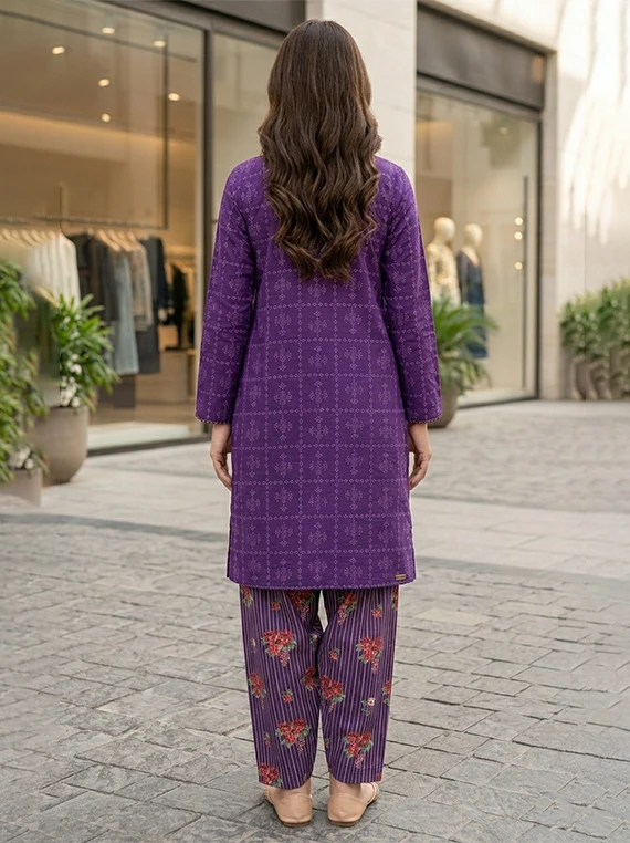 2pc Chikankari Lawn Edit 2026 Vol-FA51 (D-11)