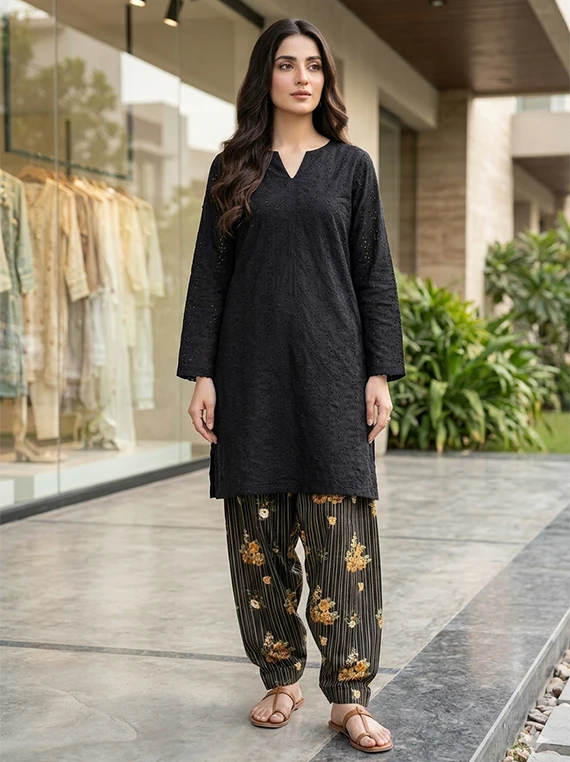 2pc Chikankari Lawn Edit 2026 Vol-FA51 (D-13)