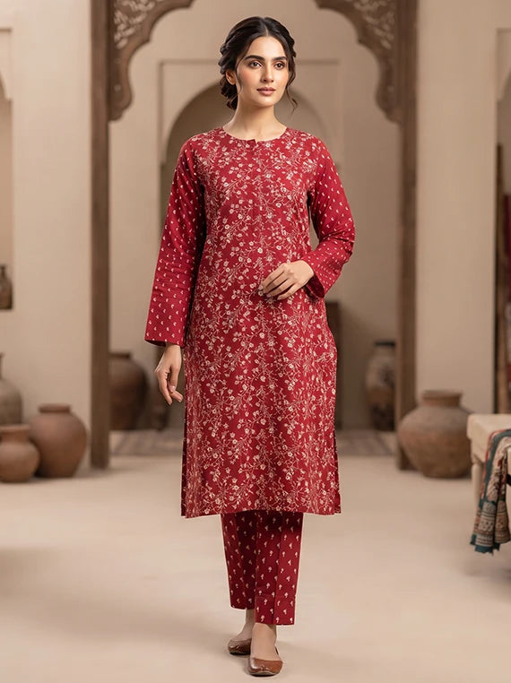 2pc Printed Cambric Cotton Edit 2026 Vol-FB07 (D-09)
