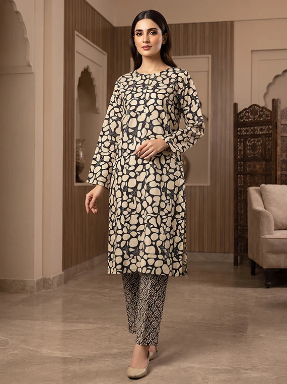 2pc Printed Cambric Cotton Edit 2026 Vol-FB07 (D-17)