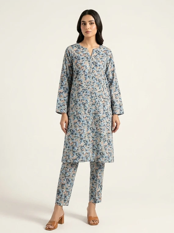 2pc Printed Linen Edit 2026 Vol-FA02 (D-04)