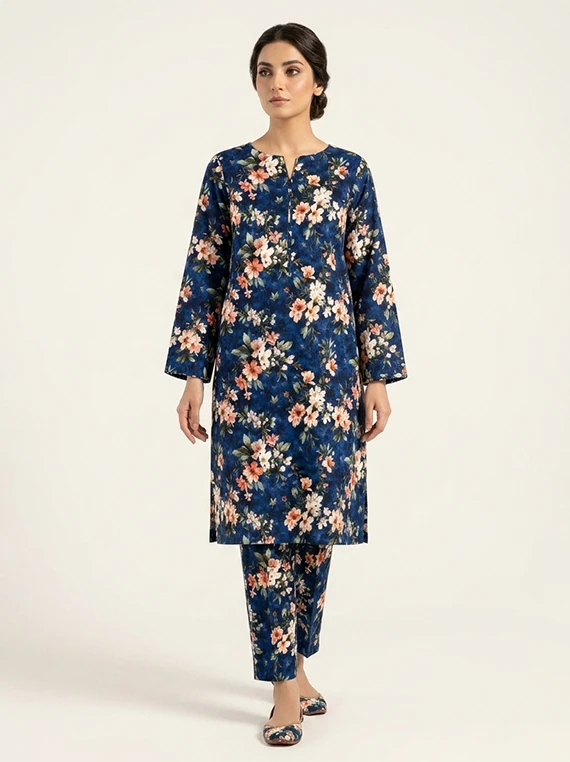 2pc Printed Linen Edit 2026 Vol-FA02 (D-05)
