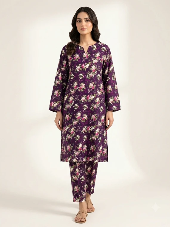 2pc Printed Linen Edit 2026 Vol-FA02 (D-10)