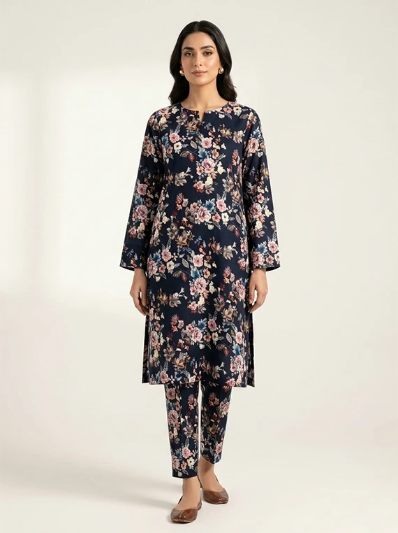 2pc Printed Lawn Edit 2026 Vol-FA02 (D-17)