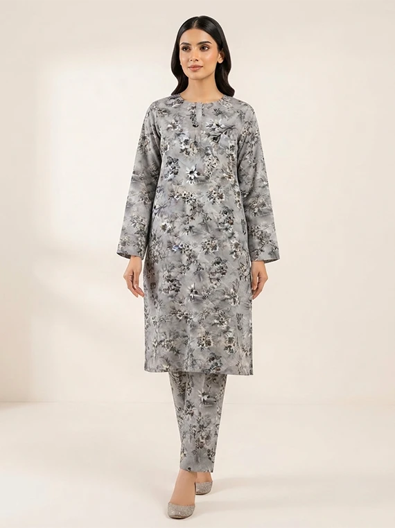 2pc Printed Lawn Edit 2026 Vol-FA02 (D-22)