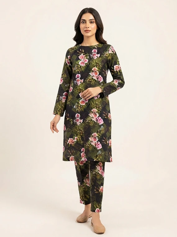 2pc Printed Lawn Edit 2026 Vol-FA02 (D-24)
