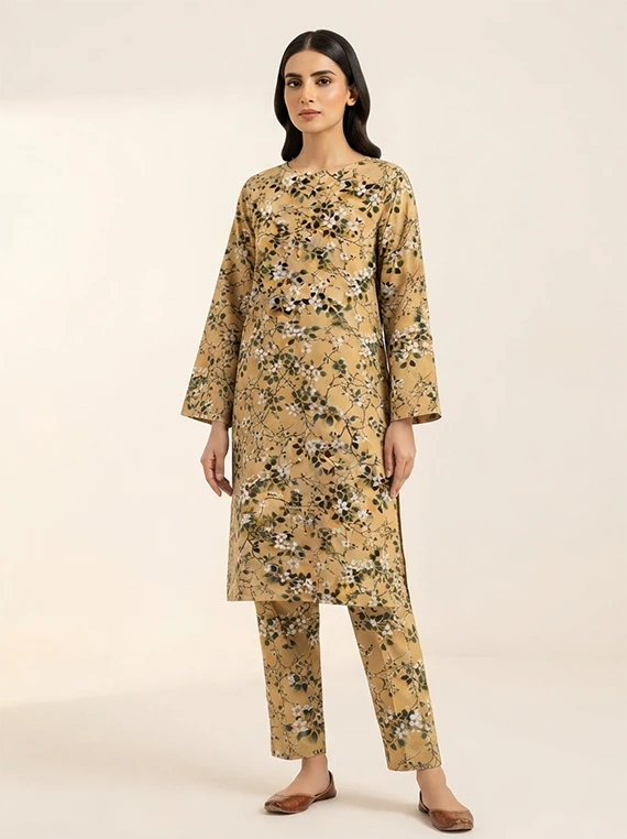 2pc Printed Lawn Edit 2026 Vol-FA02 (D-27)
