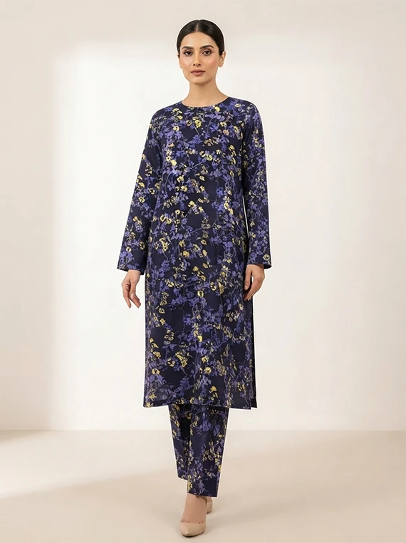 2pc Printed Lawn Edit 2026 Vol-FA02 (D-32)