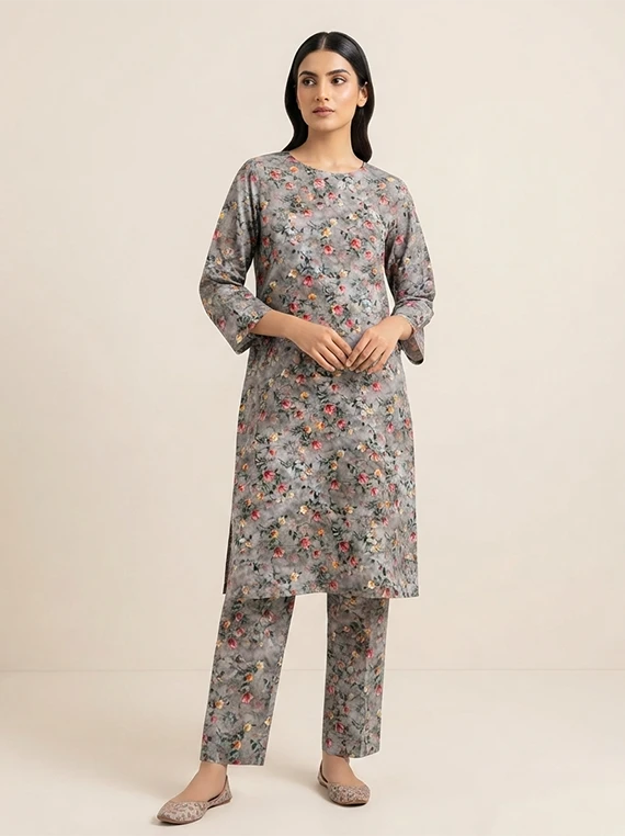 2pc Printed Linen Edit 2026 Vol-FA02 (D-35)