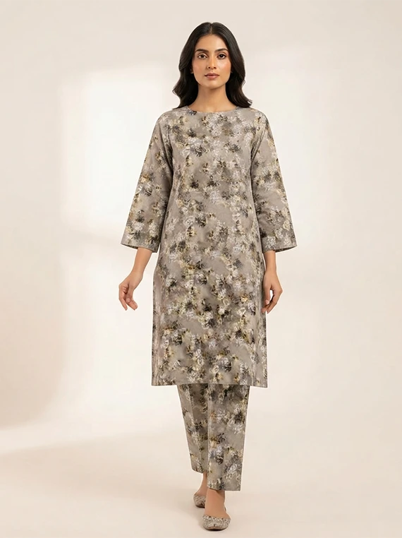 2pc Printed Lawn Edit 2026 Vol-FA02 (D-38)