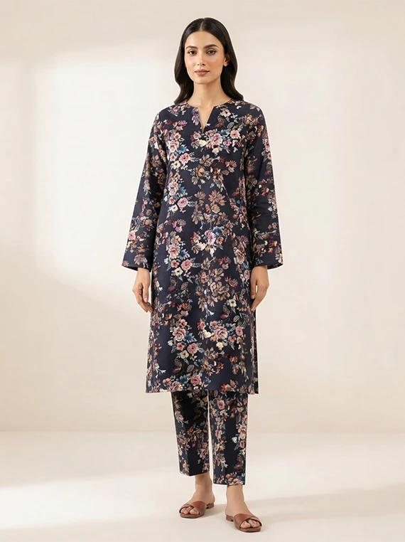2pc Printed Linen Edit 2026 Vol-FA02 (D-40)