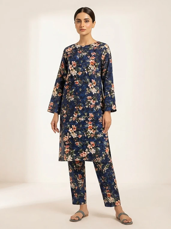 2pc Printed Lawn Edit 2026 Vol-FA02 (D-43)