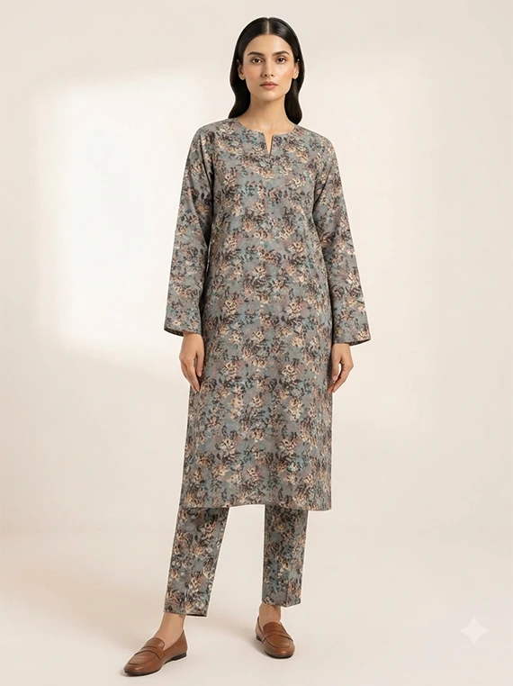 2pc Printed Linen Edit 2026 Vol-FA02 (D-49)