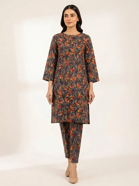 2pc Printed Linen Edit 2026 Vol-FA02 (D-52)