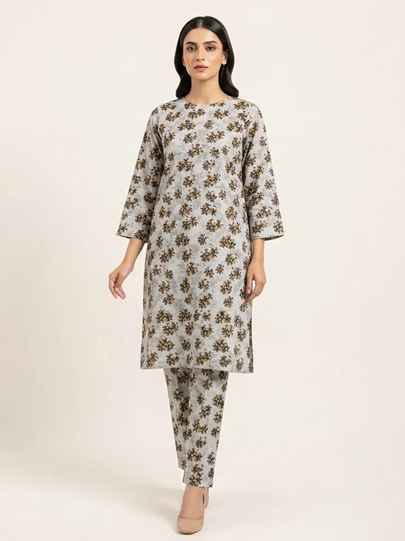 2pc Printed Lawn Edit 2026 Vol-FA02 (D-53)