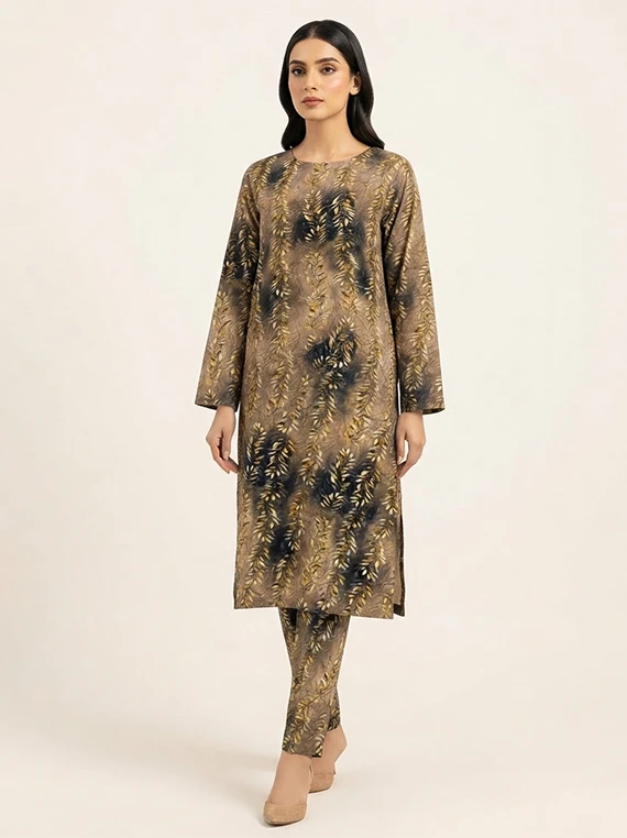 2pc Printed Lawn Edit 2026 Vol-FA02 (D-56)