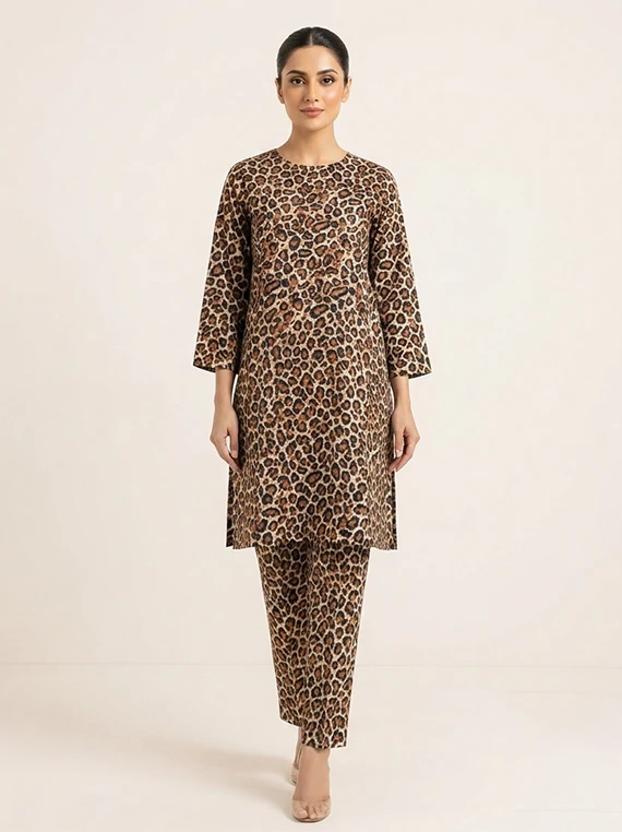 2pc Printed Lawn Edit 2026 Vol-FA02 (D-61)