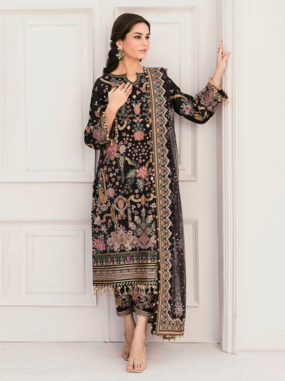 Baroque Embroidered Chiffon Multi Collection 2026 (BQU-CH11-04)