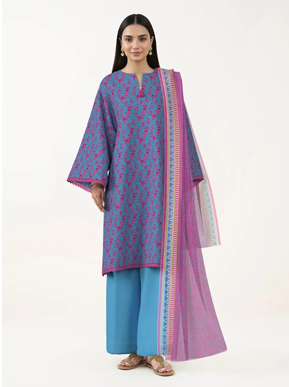 3PC SAPPHIRE Printed Lawn Collection 2026 Vol-06 (3PB-WS26CL6-51)