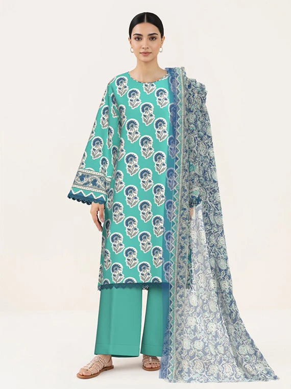 3PC SAPPHIRE Printed Lawn Collection 2026 Vol-06 (3PB-WS26CL6-58)