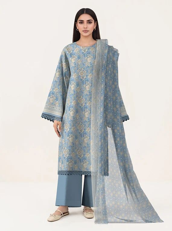 3PC SAPPHIRE Printed Lawn Collection 2026 Vol-06