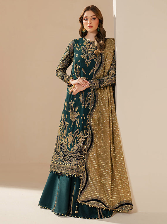 Baroque Festive Embroidered Unstitched Collection'26 (WF'25-06)