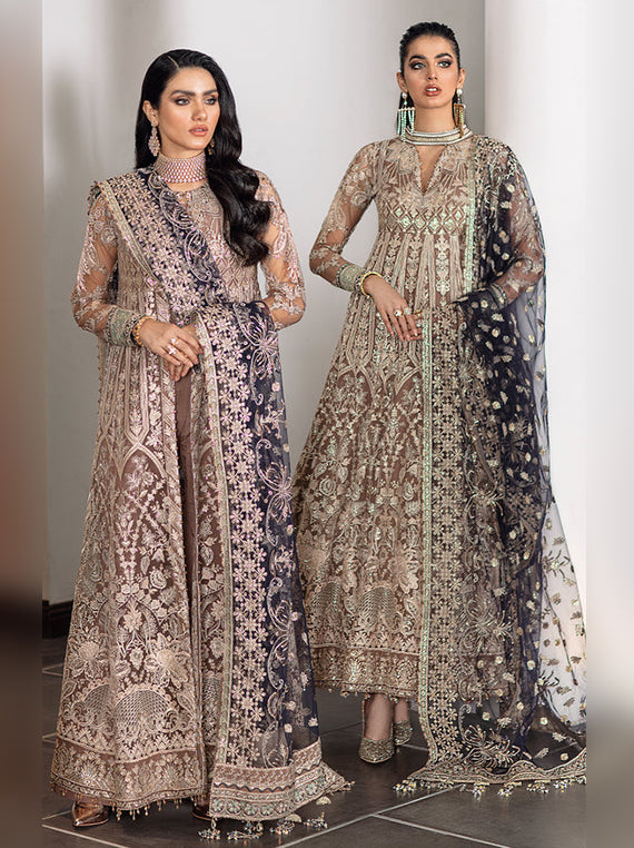 Baroque Embroidered Chiffon Multi Collection 2026 (BQU-CH09-07)