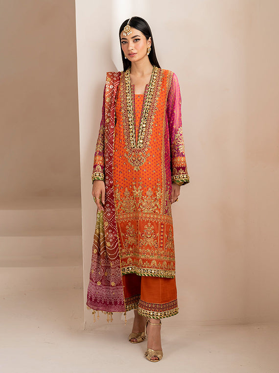 Baroque Festive Embroidered Unstitched Collection'26 (SF-706)