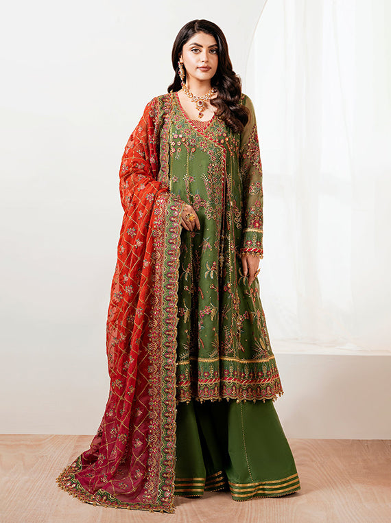 Baroque Festive Embroidered Unstitched Collection'26 (UF-4037)