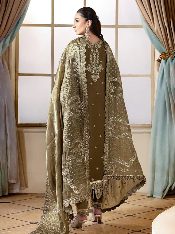 AAINA by Alizeh Embroidered Sheesha Silk Collection 2026 (2236-Hoorab)