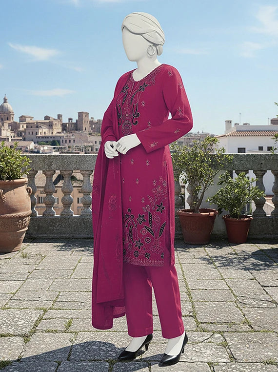AANCHAL by Abc Embroidered Lawn Collection 2026 (D-02)