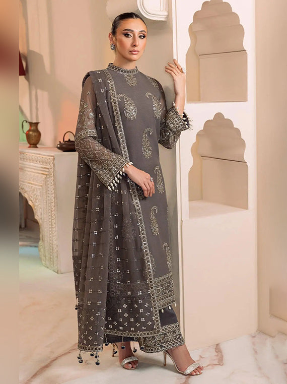 Alizeh Exclusive Formals Collection 2026 (AF-DUA-3012-Amaya Grey)