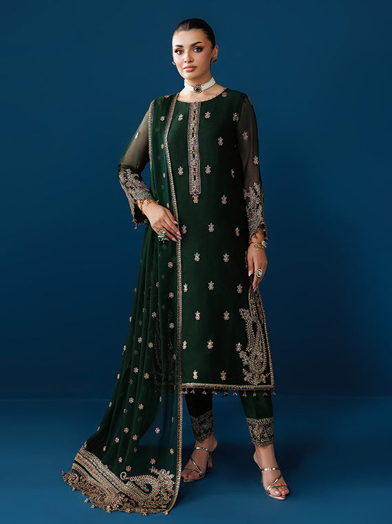 Alizeh Exclusive Formals Collection 2026 (AF-DUA-3032-Regal Green)