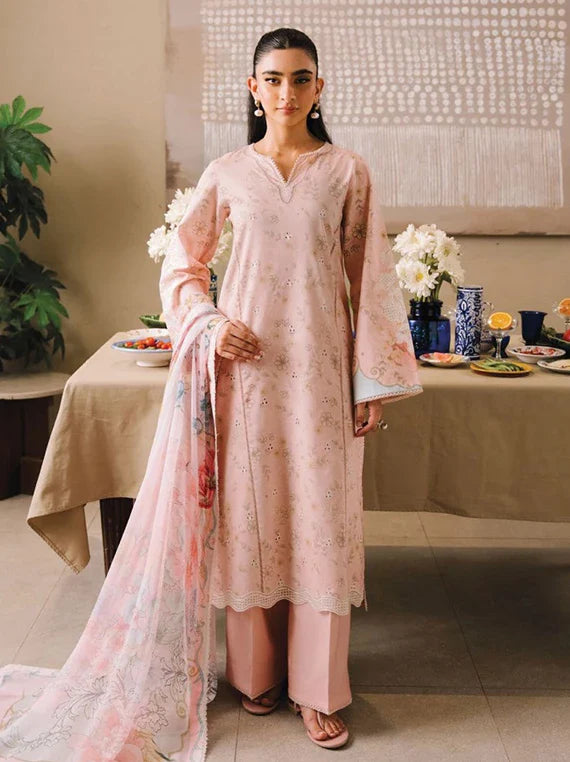 AFSANAH by Seran Embroidered Lawn Collection 2026 Vol-02 (AMYRA D-02)